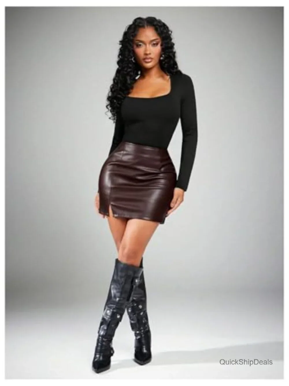 N/A sleek faux